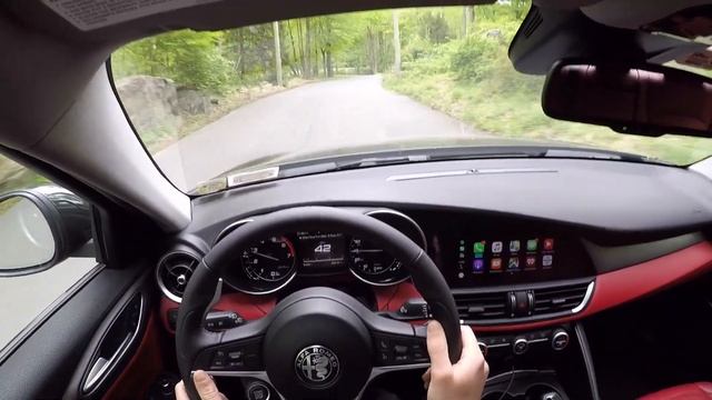 Alfa Romeo Giulia Sport Virtual Test Drive (POV Video) смотреть онлайн