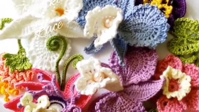 Танец орхидей. Вязанные цветы и украшения/Orchid dance. Crochet flowers and jewelry смотреть онлайн