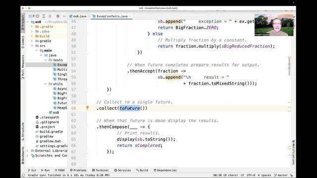Applying the Java Completable Futures Framework to Asynchronously Process BigFractions (Part 4) смотреть онлайн