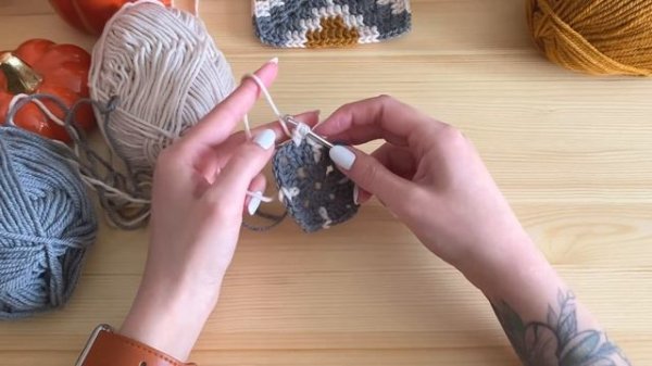 МОТИВ КРЮЧКОМ В ТЕХНИКЕ ЖАККАРД | МК