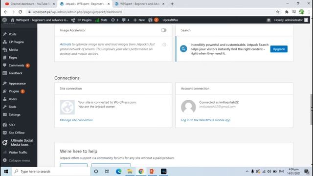 How to Install and Setup JetPack Plugin on WordPress Website? WP Expert WordPress Course Part-012 смотреть онлайн