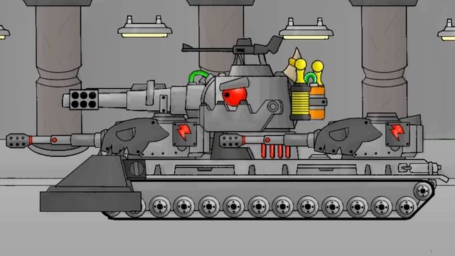 Могучий КВ6 Против Импостор Вафля - Мультики про танки смотреть онлайн