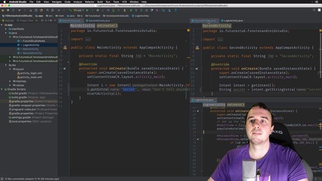 Split Code and Use Android Studio on Multiple Screens смотреть онлайн
