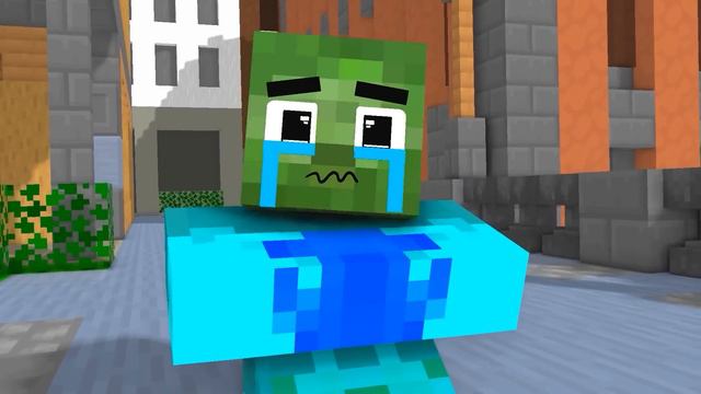 Monster School : Zombie x Herobrine Rich and Poor Robot - Minecraft Animation смотреть онлайн