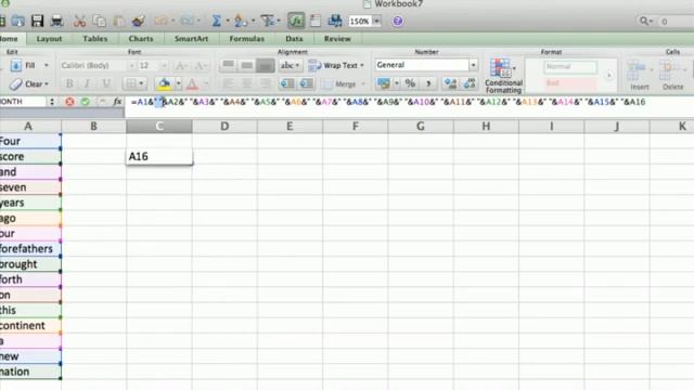 How to Turn an Excel Concatenate Into a Formula смотреть онлайн