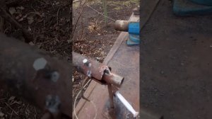 Дым пушка для обработки пчел из того что было в гараже