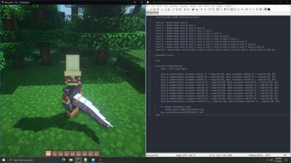 Minecraft | Basic Animation Scripting | Figura Mod
