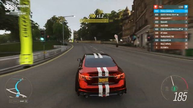 Forza Horizon 4 Summer Co-Op Championship With 2014 Infiniti Q50 EAU Rouge In 4K смотреть онлайн