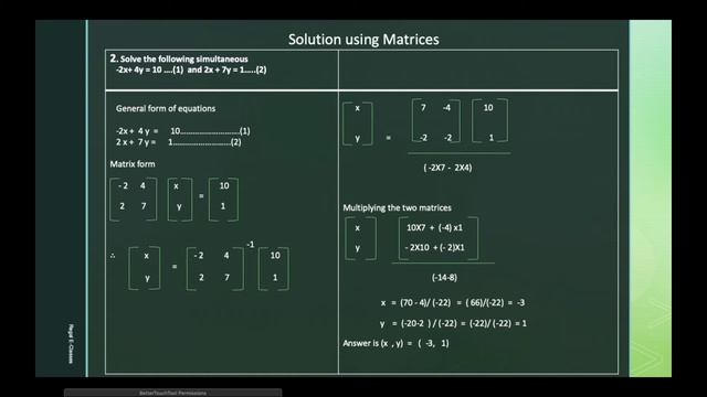 Python Tutorial / Maths Class 10 / Linear Equation / Matrix смотреть онлайн