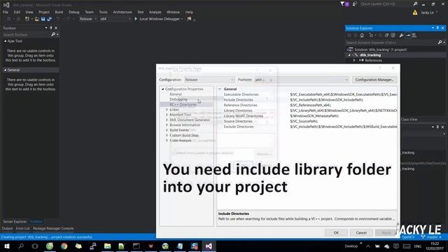 Install dLib and Create Lib C++ project Visual Studio Project смотреть онлайн