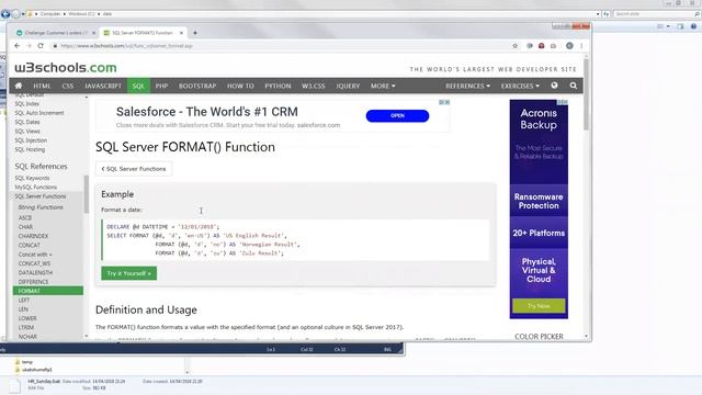 SQL SCRIPT LESSON 8 смотреть онлайн