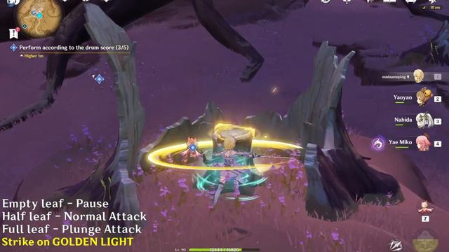 How to solve Genshin Drum Puzzle [Genshin Impact 3.6 Sumeru Kory Drum Guide] смотреть онлайн