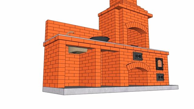 Порядовка из красного кирпича, зеркально смотреть онлайн