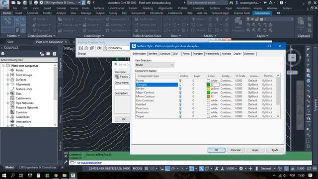 Platô com rampa de acesso (Feature line, Grading) no AutoCAD Civil 3D 2020 | Aula 1 de 2 смотреть онлайн