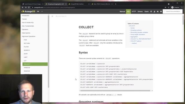 Graph and Beyond Lunch Break #23: Advanced Aggregation Queries with AQL смотреть онлайн