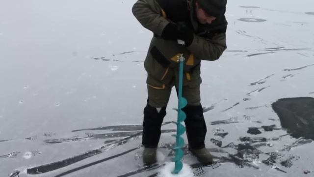 бур-шуруповерт . Переходник для ледобура RAPALA! смотреть онлайн