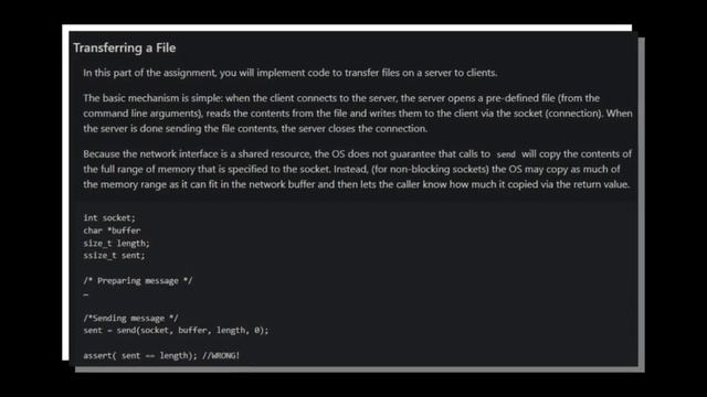 [SOLVED] GIT CS 6200 Project1: multi-threaded server and client based on the GetFile protocol смотреть онлайн
