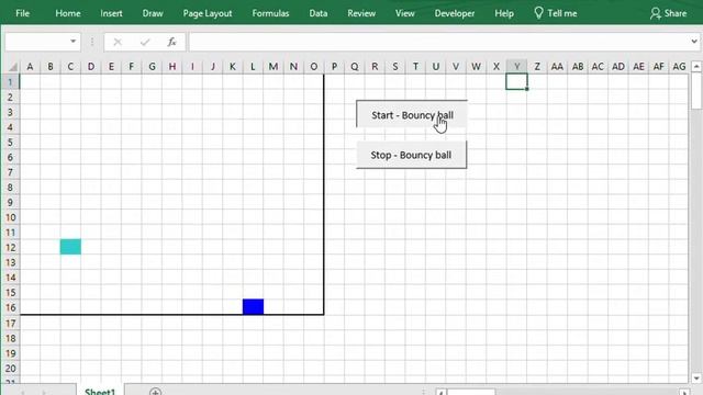 Bouncy Ball - VBA Excel смотреть онлайн