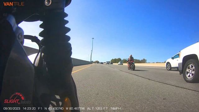 VANTRUE F1 - MOTORCYCLE DASH CAM REVIEW смотреть онлайн