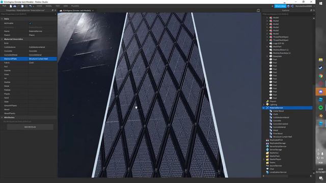 Roblox Studio - MaterialService Test смотреть онлайн