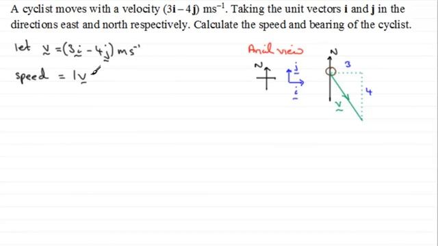 Velocity Vectors (1) - Calculating Speed : ExamSolutions Maths Revision смотреть онлайн