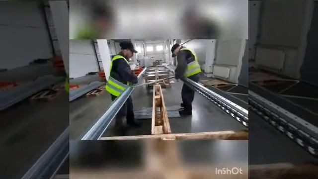 Монтаж стеллажа СкладИнжиниринг. Сборка рам стеллажа. смотреть онлайн