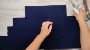 как сшить юбку из ненужных брюк