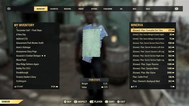 GAUSS MINIGUN MODS & SECRET SERVICE ARMOR 02/07/22 Minerva's location Fallout 76 02/07/22 Where is смотреть онлайн