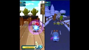 Oddbods Cardboard Fuse vs Cardboard Slick | Oddbods Turbo Run | Android Gameplay