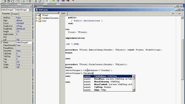 Borland Delphi Adtec Kulim Speech Recognition смотреть онлайн