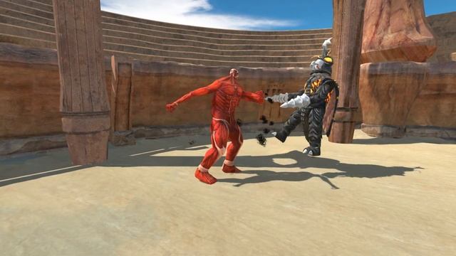 Megalon VS Colossal Titan - Animal Revolt Battle Simulator смотреть онлайн