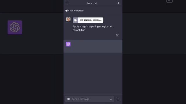 Image sharpening with chat GPT #coding смотреть онлайн