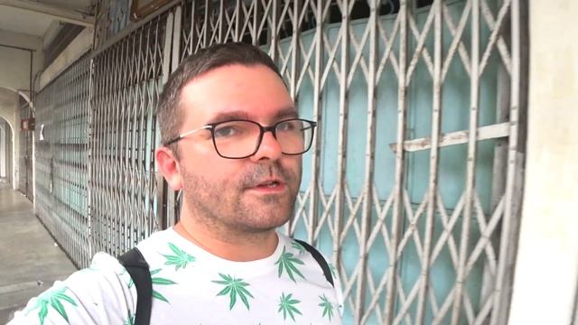 Малайзия. Остров Пенанг. Город Джорджтаун. Деревня на воде. Граффити.