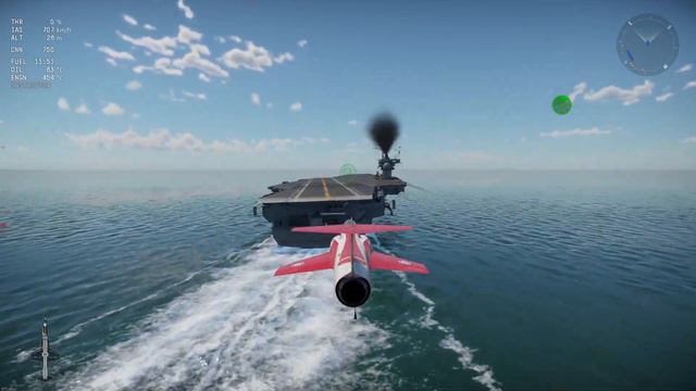 707 km/h F-104A Starfighter Carrier Landing | War Thunder смотреть онлайн