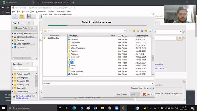 Apriori Algorithm | RapidMiner | 19BCE1199 смотреть онлайн