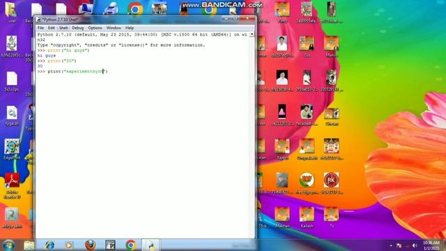 Python 2.7 part 2 hello world print for Python 2.7 #ilearnplace #experimentbychetan #gsstanwer смотреть онлайн