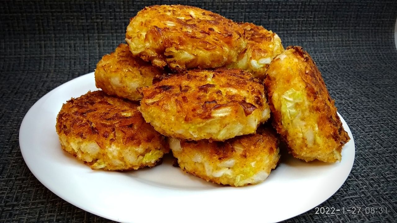 Котлеты из пекинской капусты, без мяса