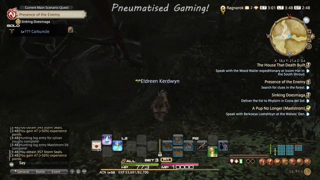 Pneumatised Gaming! Final Fantasy XIV. A Realm Reborn. Au Ra Arcanist. (20220313) смотреть онлайн