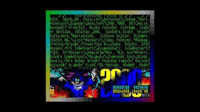 Spherical Crack Intro - BrokImSoft [#zx spectrum demo site zxaaa.net] смотреть онлайн