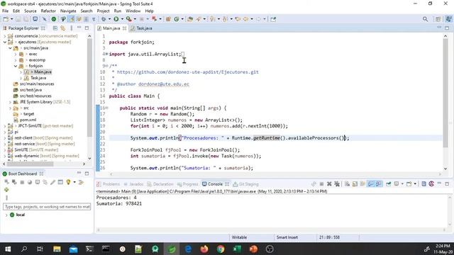 CPD Ejecutores Java ForkJoinPool смотреть онлайн