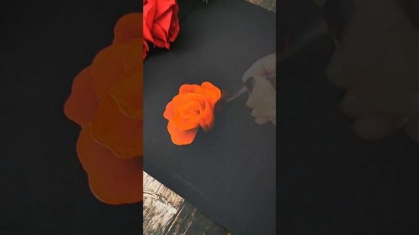 RED ROSES How to paint Roses - Acrylic Painting for everyone