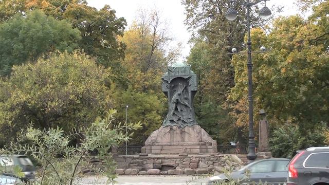 Санкт-Петербург - Осень - Памятник стерегущему - Футаж. Видео - Александр Травин арТзаЛ смотреть онлайн