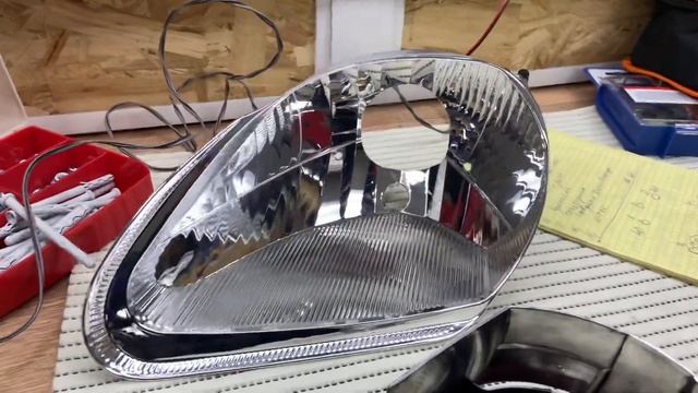 Лада ЛАРГУС - установка би лед 3.0 на шпильки с помощью юстировочной плиты смотреть онлайн