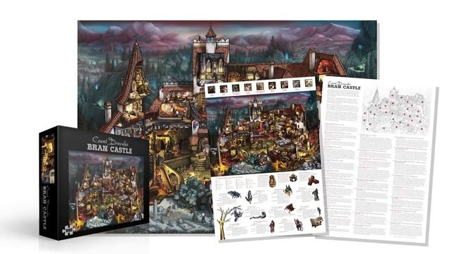 Count Dracula's Bran Castle Jigsaw Puzzle смотреть онлайн