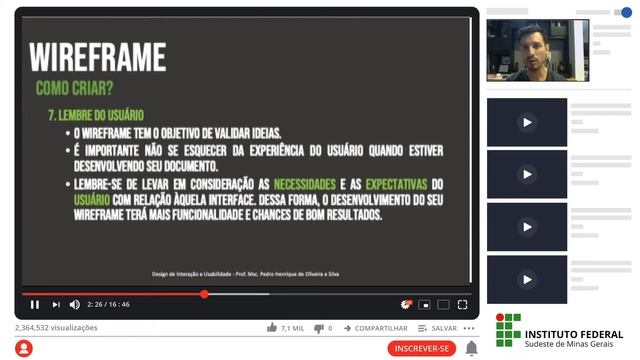 WireFrame - Design de Interação e Usabilidade смотреть онлайн