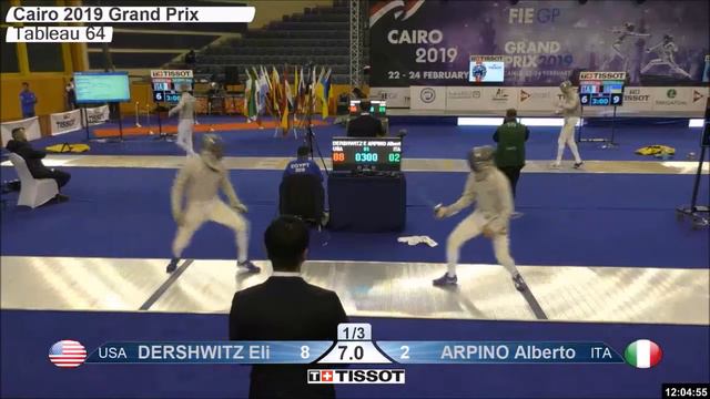 2019 Cairo MSI L64 Dershwitz v Arpino смотреть онлайн