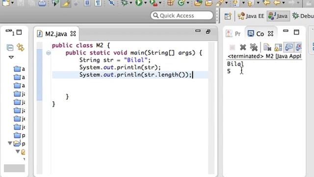 Java Lesson 10 - String length() method - part 2 смотреть онлайн