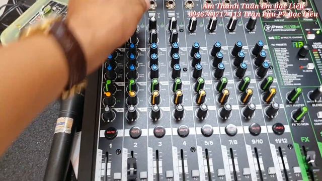 Test Nhanh Mixer Mackie Pro FX12 V3 Gửi A Khách Ở Bình Định | Cái Mixer Thứ 2 Khách Mua Bên Em смотреть онлайн