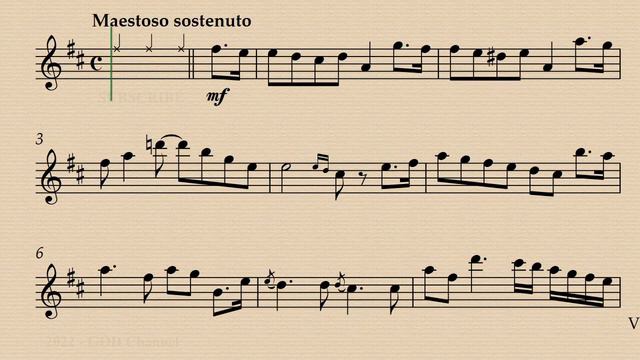 5 & 6 - M. Giuliani - 16 Pieces Faciles et Agreables pour la Flute et Guitarre Op.74 - Backing trac смотреть онлайн
