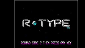Загрузка R Type на ZX-Spectrum